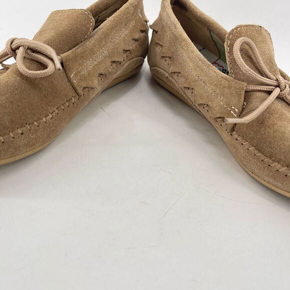 Oliberte Womens Loafer Shoes Suede Lace Up Suede Brown Size 37 - Picture 3 of 14